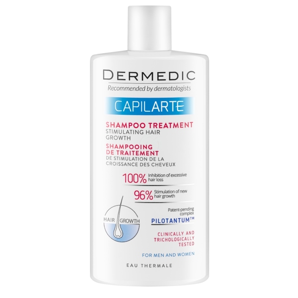 Dermedic Capilarte, tretma s šamponom za spodbujanje rasti las (300 ml)