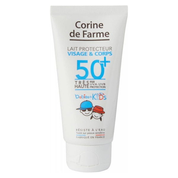 Corine De Farme, otroško zaščitno mleko za telo in obraz - ZF50 (50 ml) 