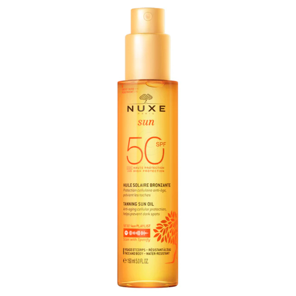 Nuxe Sun Oil, olje za sončenje za obraz in telo - ZF50 (150 ml