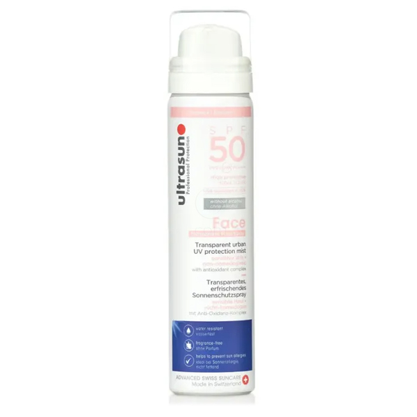 Ultrasun, meglica za zaščito obraza pred soncem - ZF50 (75 ml)