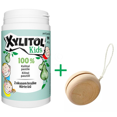 Xylitol Kids Vitabalans, pastile s ksilitolom - okus hruške (90 pastil)