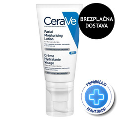 CeraVe, vlažilna nega za obraz za normalno do suho kožo (52 ml)