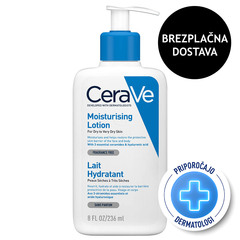 CeraVe, vlažilni losjon za telo za suho do zelo suho kožo (236 ml)