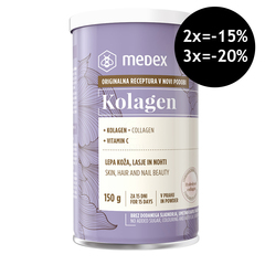 Kolagen v prahu z vitaminom C Medex (150 g)