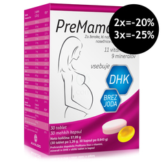 Premama Duo, tablete in kapsule (30 tablet + 30 kapsul)