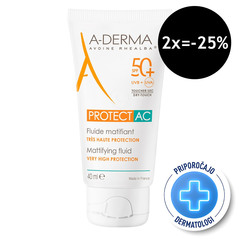 A-Derma Protect AC, matirajoči fluid - ZF50+ (40 ml)