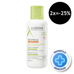 A-Derma Exomega Control, emolientna krema (400 ml)