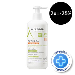 A-Derma Exomega Control, emolientni losjon (400 ml)