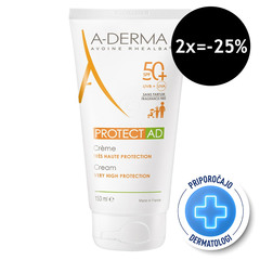 A-Derma Protect AD, krema za atopično kožo - ZF50+ (150 ml)