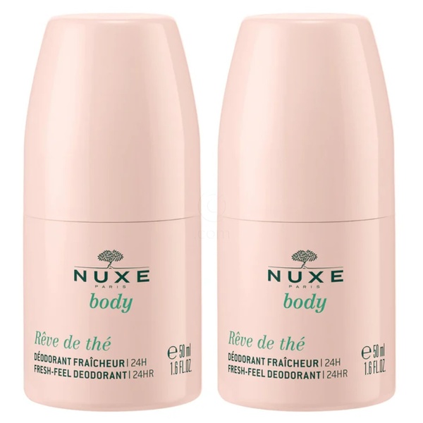 Nuxe Body Reve de the, osvežilni dezodorant - paket (2 x 50 ml)