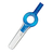 Curaprox uhs 409 plasticno drzalo 3 slash 1 %281%29