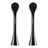 Curaprox hydrosonic carbon black is white nastavek za elektricno zobno scetko 2 nastavka %281%29