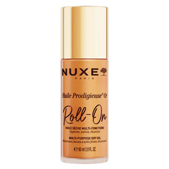 Nuxe Prodigieuse Or, večnamesko suho olje za lase in obraz z bleščicami - roll-on (60 ml)