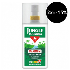 Jungle Formula Maximum Original, zaščita proti komarjem in klopom (75 ml)