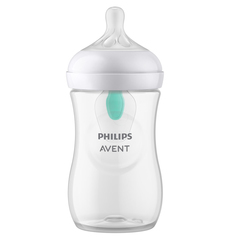 Avent Natural Response, steklenička PP s silikonskim cucljem brez bisfenola z ventilom Airfree (260 ml)