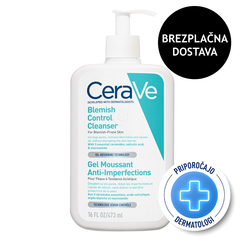 CeraVe, čistilni gel za nego mastne kože nagnjene k nepravilnostim (473 ml)