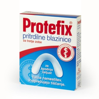 Protefix pritrdilne blazinice za spodnjo čeljust (30 blazinic)