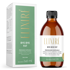 Elixire Bye Bye Fat, tekočina z okusom višnje (240 ml)
