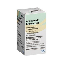 Accutrend, testni lističi za merjenje holesterola (25 lističev)