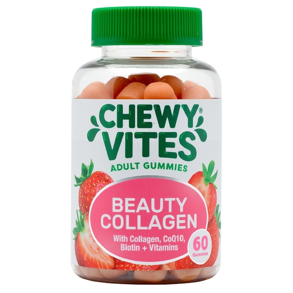 Chewy Vites Adult Beauty Collagen, gumijasti bonboni za žvečenje (60 bonbonov)