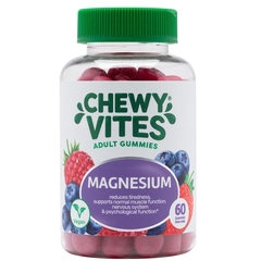 Chewy Vites Adult Magnesium, gumijasti žvečljivi bonboni (60 bonbonov)