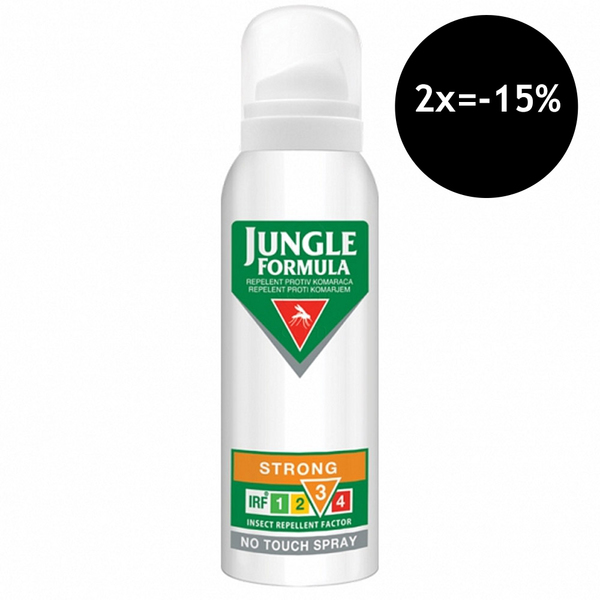Jungle Formula No Touch, repelent proti komarjem in drugim insektom v spreju (125 ml)