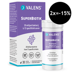 Valens SuperBiotik, kapsule (30 kapsul)