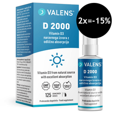 Valens D 2000, ustno pršilo (25 ml)