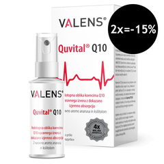Valens Quvital Q10, pršilo z okusom ananasa (27 ml)