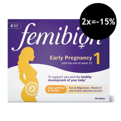 Femibion 1, tablete za podporo v nosečnosti do 12. tedna (28 tablet)