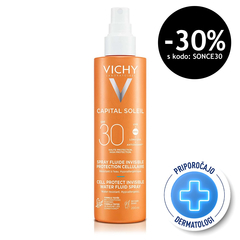 Vichy Capital Soleil, fluid na vodni osnovi za zaščito kožnih celic - ZF30 (200 ml)