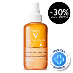 Vichy Capital Soleil, tonirana vodica za zaščito pred soncem - ZF30 (200 ml)