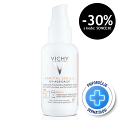 Vichy Capital Soleil UV-Age, tonirani fluid - ZF50+ (40 ml)