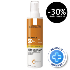 LRP Anthelios, nevidno pršilo za obraz in telo - ZF50+ (200 ml)