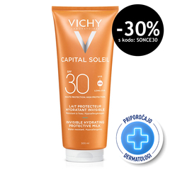 Vichy Capital Soleil, zaščitno mleko za vso družino za obraz in telo ZF 30 (300 ml)