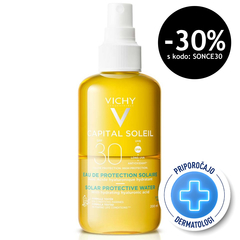 Vichy Capital Soleil, hidratantna vodica za zaščito pred soncem - ZF30 (200 ml)