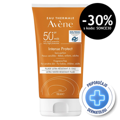 Avene Sun Intense Protect, zelo visoka zaščita pred soncem - ZF50+ (150 ml)