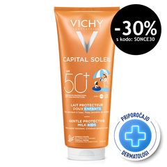 Vichy Capital Soleil, zaščitno mleko za otroke - ZF50+ (300 ml)