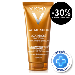 Vichy Capital Soleil, vlažilno mleko za samoporjavitev (100 ml)
