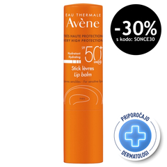 Avene Sun, stik za ustnice - ZF50+ (3 g)