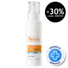 Avene Sun Anti-Perfection, fluid za zaščito obraza pred soncem - ZF50 (40 ml)