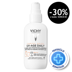 Vichy Capital Soleil, UV-AGE neobarvan dnevni fluid za obraz - ZF50+ (80 ml)