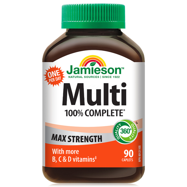 Jamieson Multivitamini in Minerali Visoka Jakost, tablete (90 tablet)