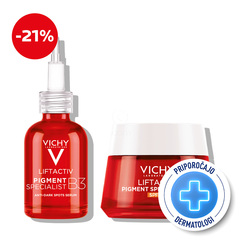 Vichy Liftactiv B3 Dark Spots, protokol za hiperpigmentacijske madeže - serum + krema (30 ml + 50 ml)
