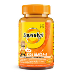 Supradyn Kids Omega-3, želejčki z okusom sadja (60 želejčkov)