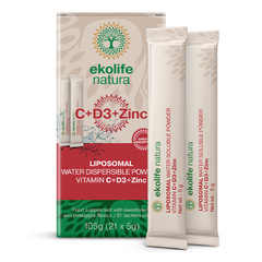 Ekolife Natura liposomski C+D+Cink, prašek - vrečke (21 x 5 g)