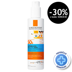 LRP Anthelios UVMUNE 400 Dermo Pediatrics, nevidno pršilo za zaščito pred soncem za otroke - ZF50+ (200 ml)