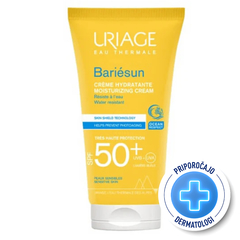 Uriage Bariesun, vlažilna krema za obraz za zaščito pred soncem - ZF50+ (50 ml) 