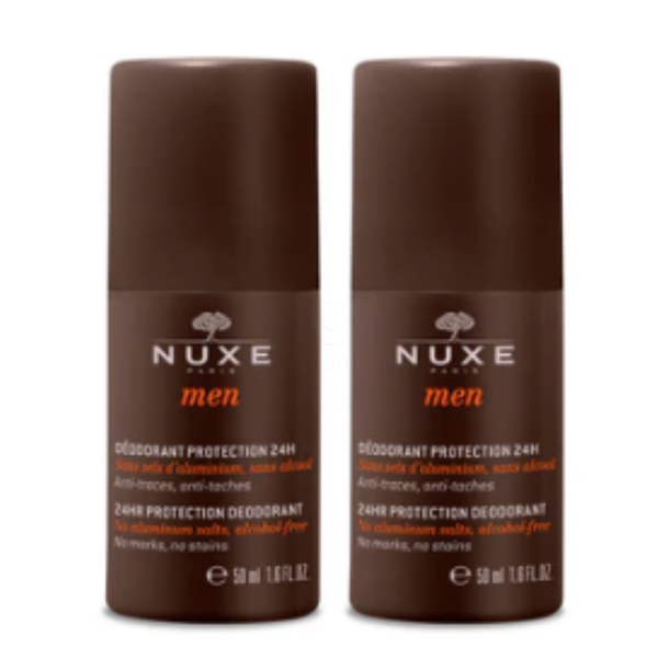 Nuxe Men, 24h deodorant roll-on (2 x 50 ml) 