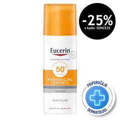 Eucerin Sun Photoaging Control, fluid za obraz - ZF50+ (50 ml)
